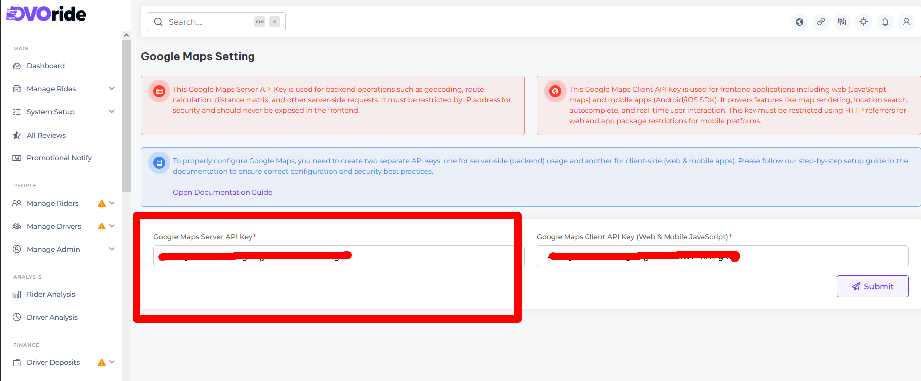 Admin Panel Settings