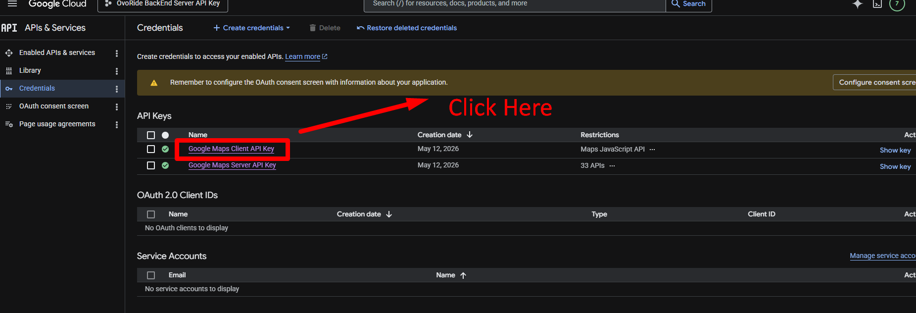 Maps API Enabled
