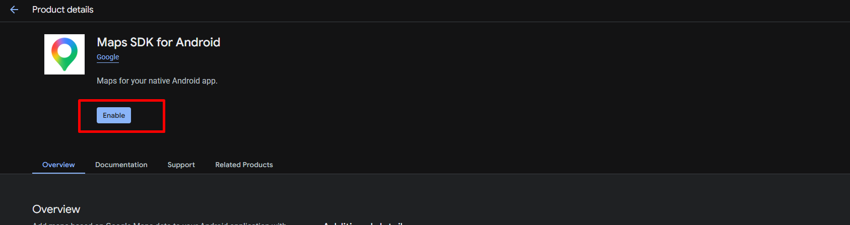Enable Android SDK