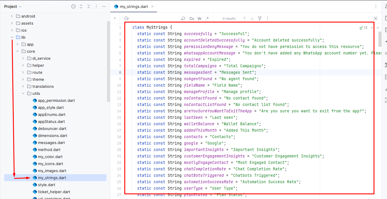 App Strings